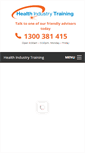 Mobile Screenshot of healthindustrytraining.org